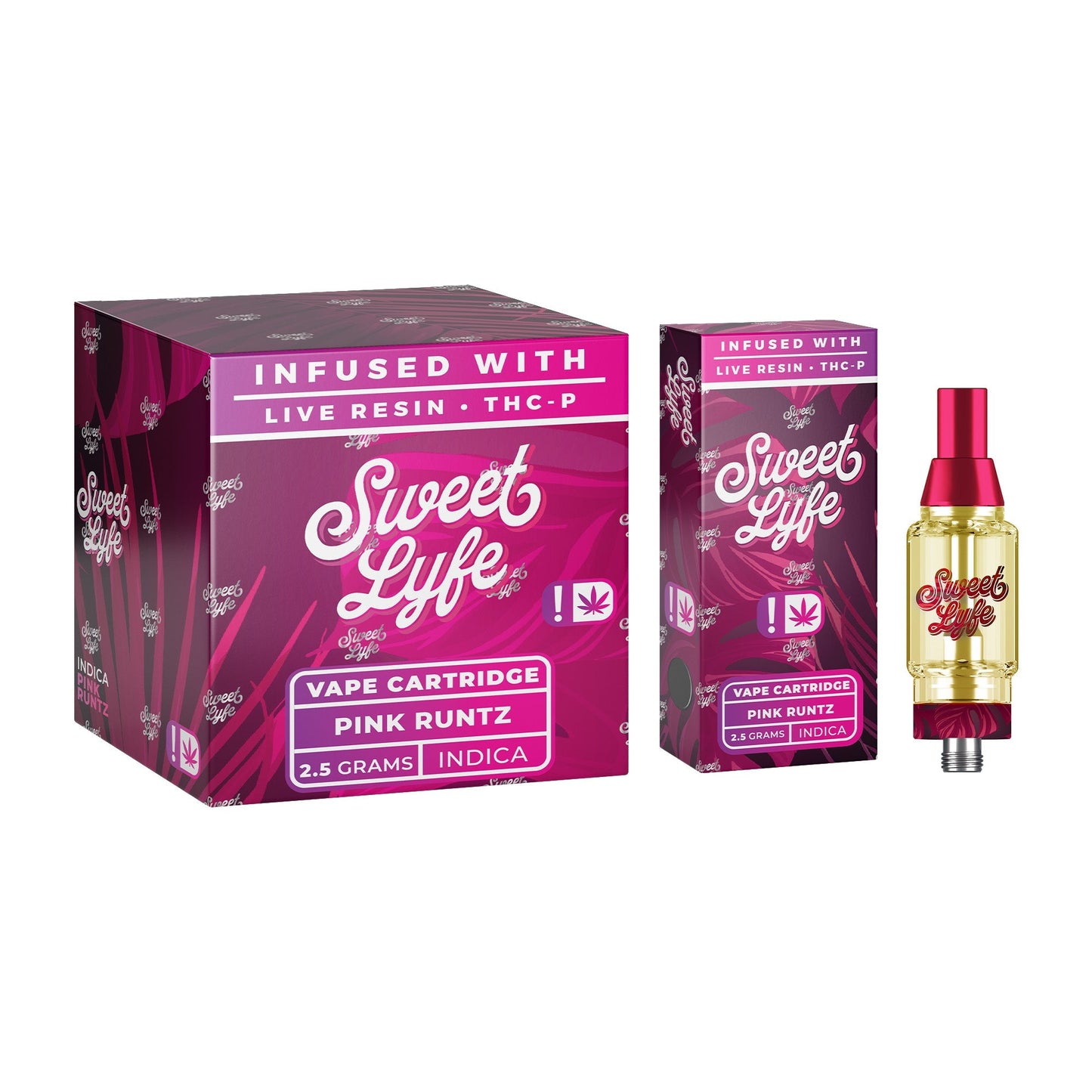 Sweet Lyfe Live Resin Delta-8 + THC-P Cartridges