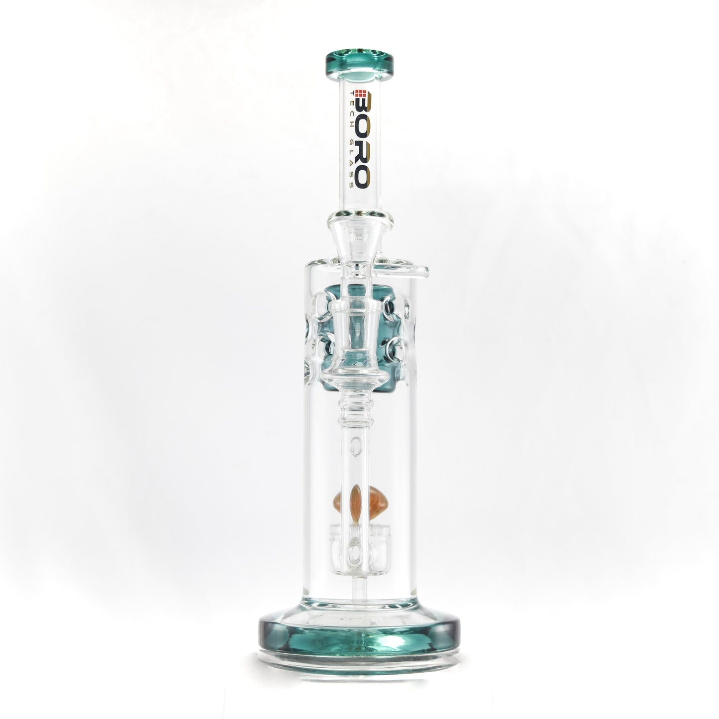 BoroTech 12 Honeycomb Fab Body Swiss Recycler 🌿 by BoroTech Glass | Mission Dispensary