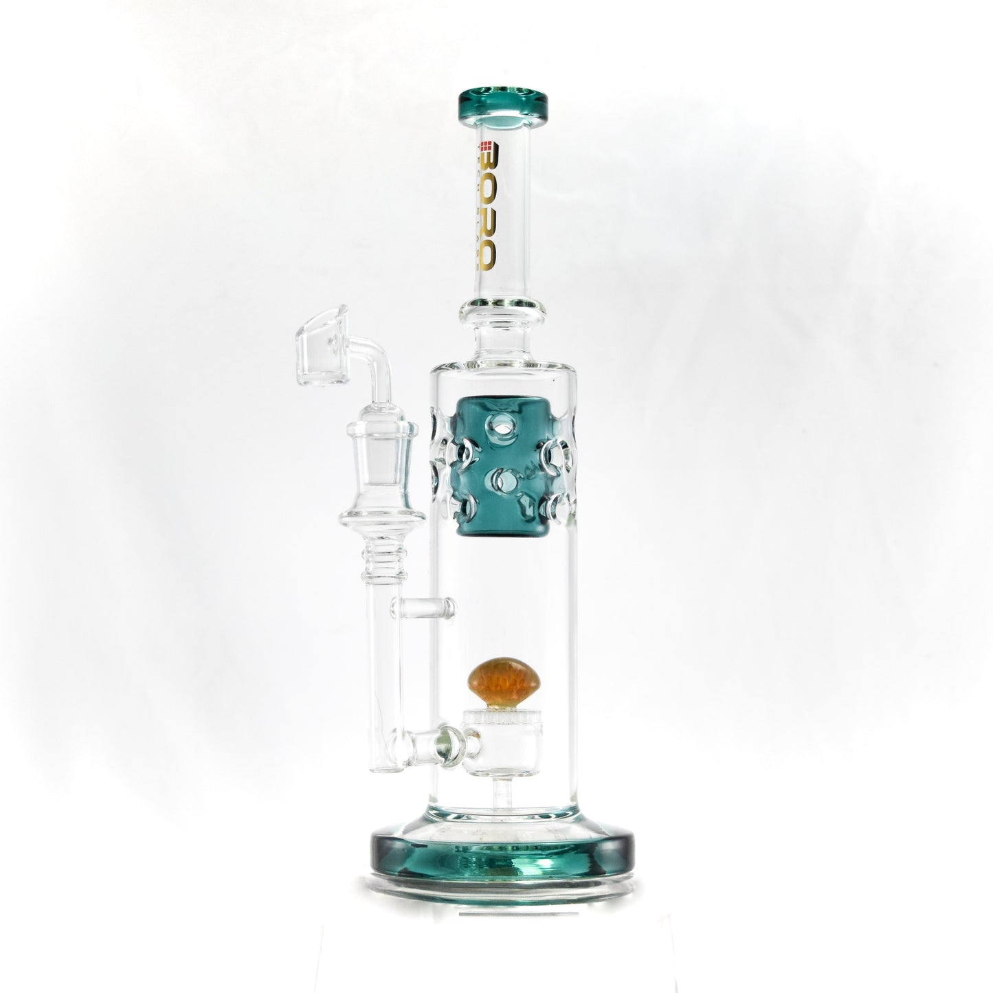 BoroTech 12 Honeycomb Fab Body Swiss Recycler 🌿 by BoroTech Glass | Mission Dispensary