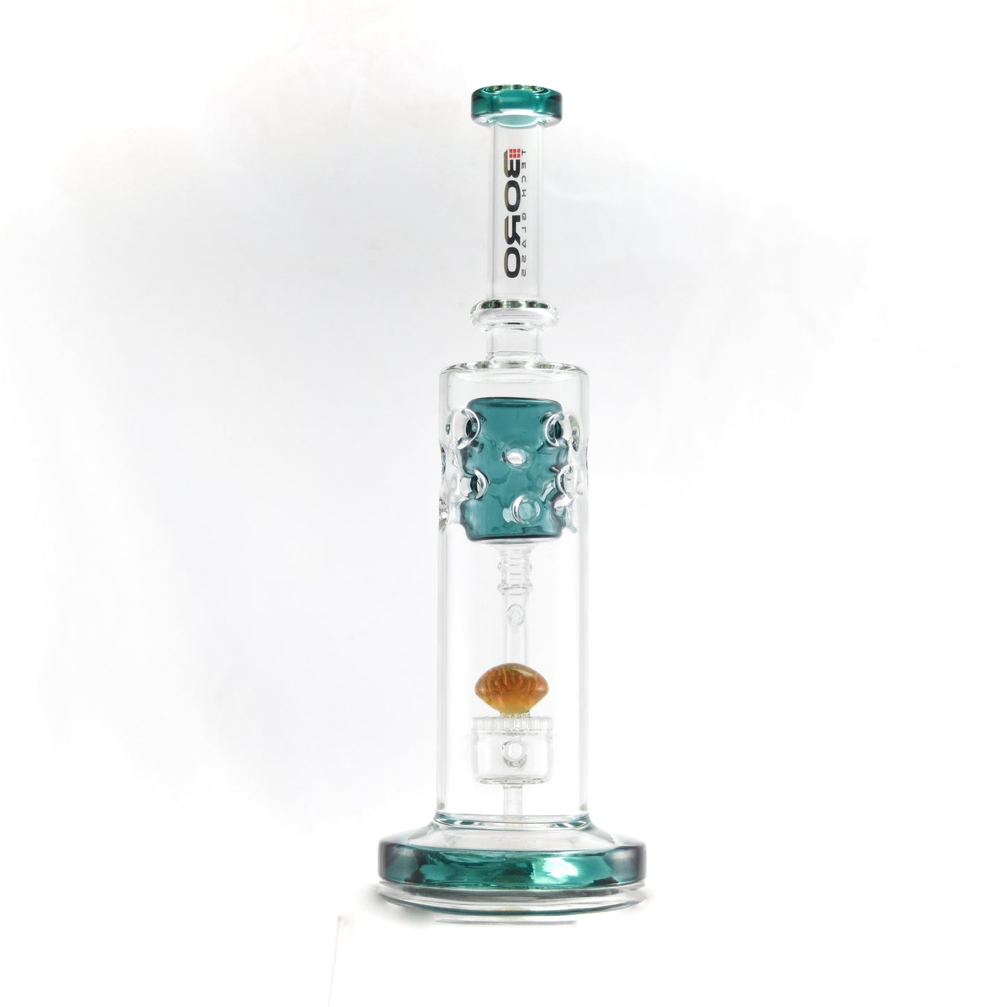 BoroTech 12 Honeycomb Fab Body Swiss Recycler 🌿 by BoroTech Glass | Mission Dispensary