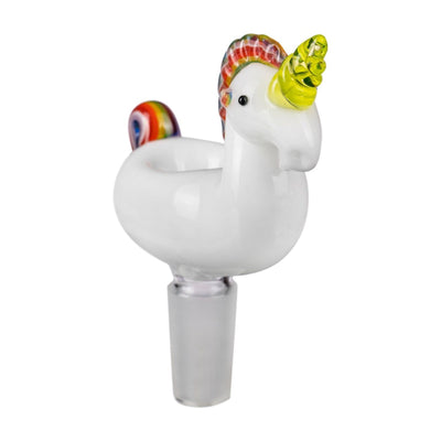 Empire Glassworks UV Rainbow Unicorn Bowl Piece 🌈 by Empire Glassworks | Mission Dispensary