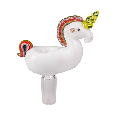 Empire Glassworks UV Rainbow Unicorn Bowl Piece 🌈 by Empire Glassworks | Mission Dispensary