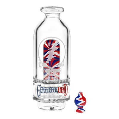 Grateful Dead Sandblasted Stealie Puffco Peak Glass