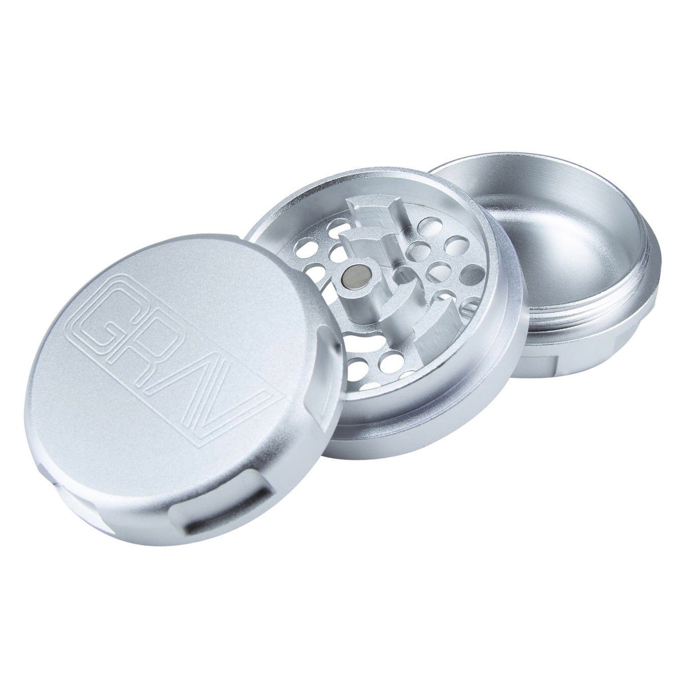 Grav® 3-Piece Aluminum Grinder by GRAV / Grav Labs | Mission Dispensary