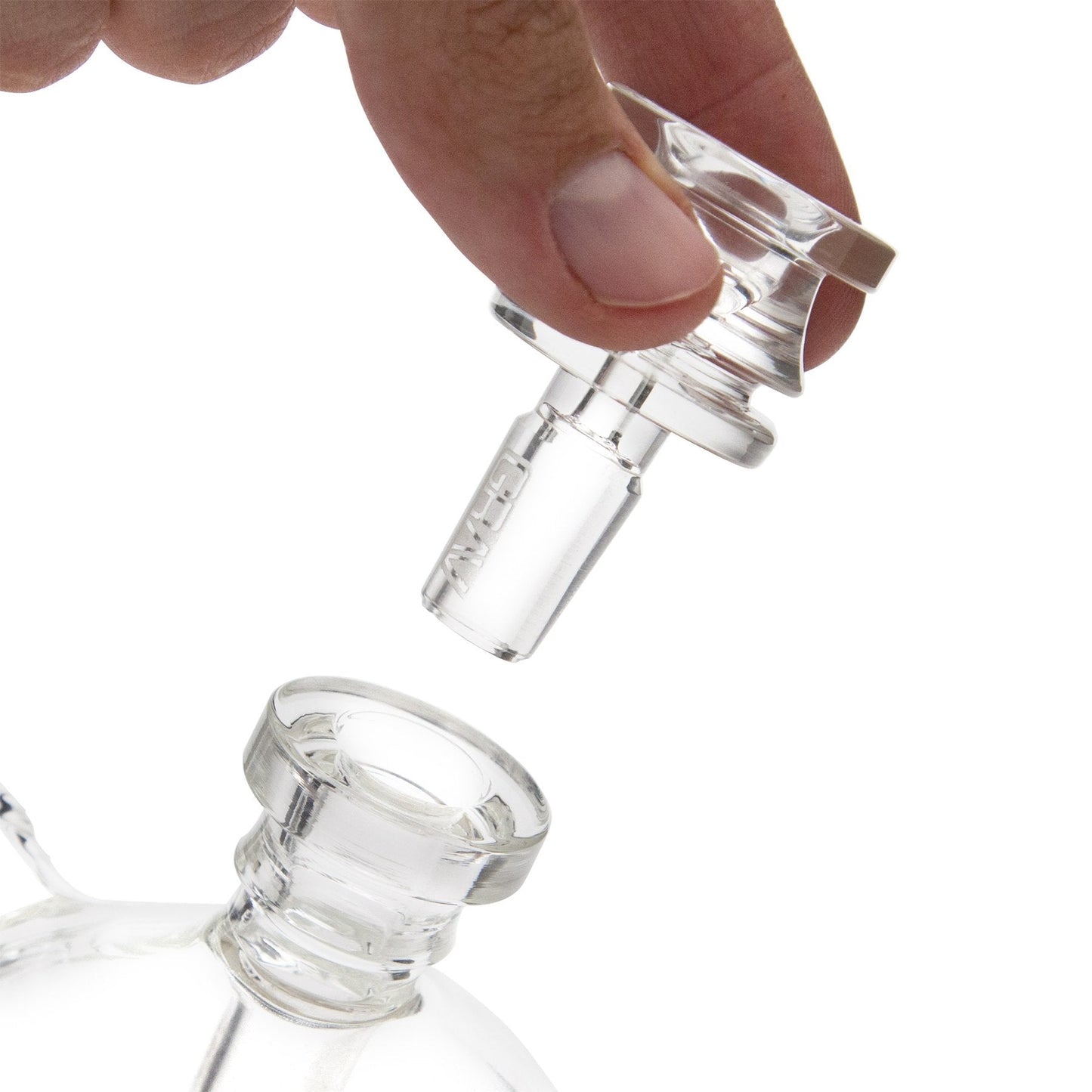 Grav® 6" Arcline Hemisphere Bubbler Bong 