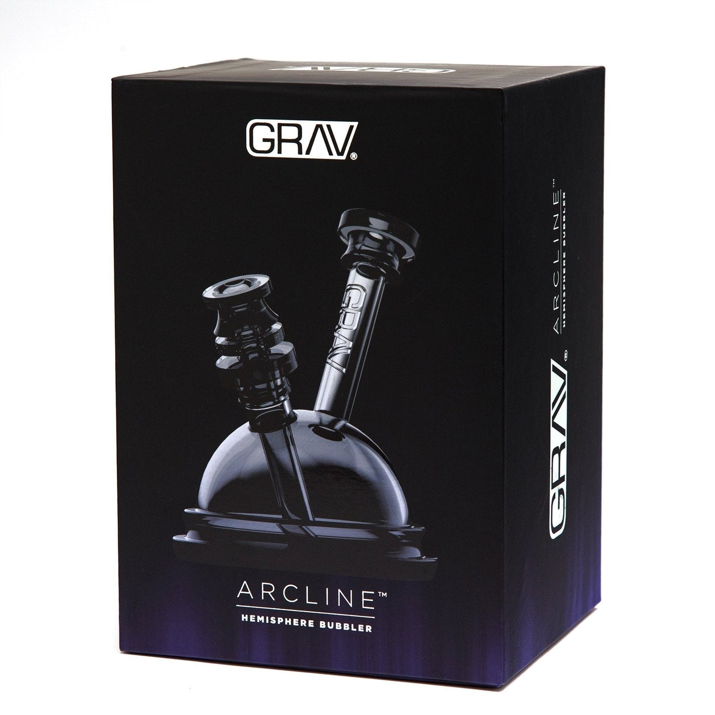 Grav® 6" Arcline Hemisphere Bubbler Bong 