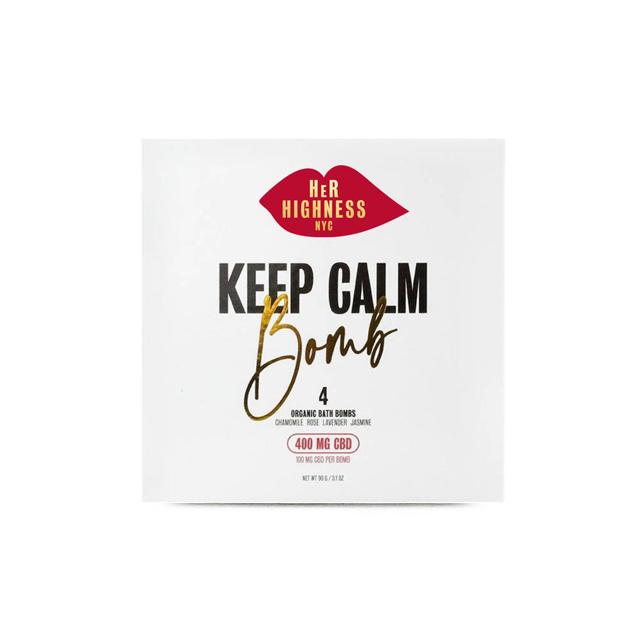 Her Highness Keep Calm Bath Bomb (4 Pack)