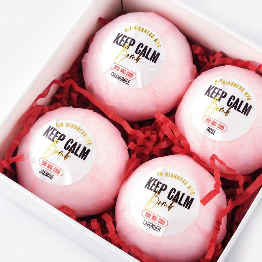 Her Highness Keep Calm Bath Bomb (4 Pack)