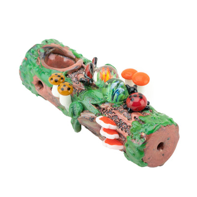 Mossy Log Steamroller Pipe Front