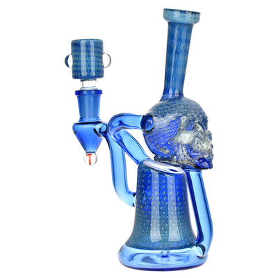 Pulsar Cerebral Bubble Matrix Recycler Bong Blue