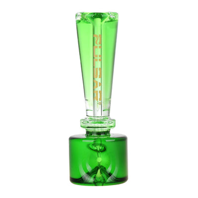Pulsar Stacked Geometric Glycerin Hand Pipe Green