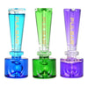 Pulsar Stacked Geometric Glycerin Hand Pipe