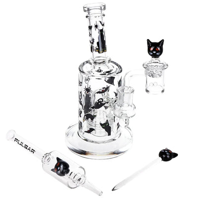 Pulsar Superstitious Kitty Glow Dab Rig Kit