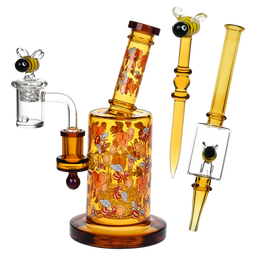 Pulsar UV Glow Bees Dab Rig Kit