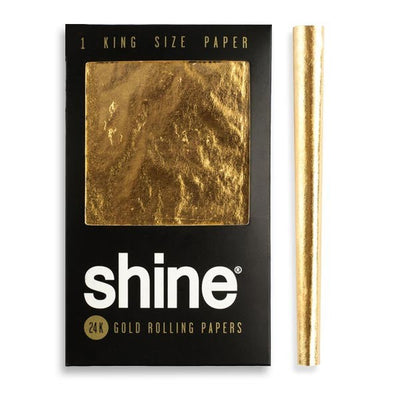 Shine® 24K Gold King Size Rolling Paper by Shine Rolling Papers | Mission Dispensary