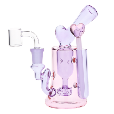 Violet Hearts Incycler Dab Rig